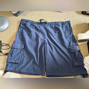 Y2K Nike Boston Red Socks Swim Trunks